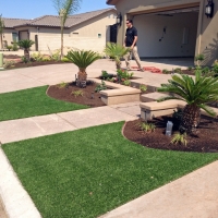 Installing Artificial Grass Peridot, Arizona Landscape Photos, Front Yard