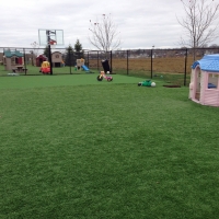 Plastic Grass La Paz Valley, Arizona Lacrosse Playground, Commercial Landscape