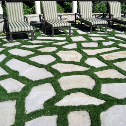 Artificial Grass Carpet White Cone, Arizona City Landscape, Backyard Landscape Ideas