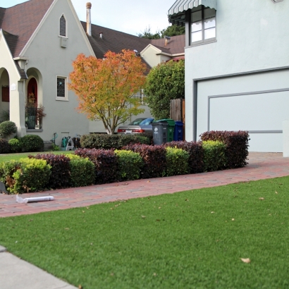 Artificial Grass Installation Huachuca City, Arizona Landscape Design, Front Yard Ideas