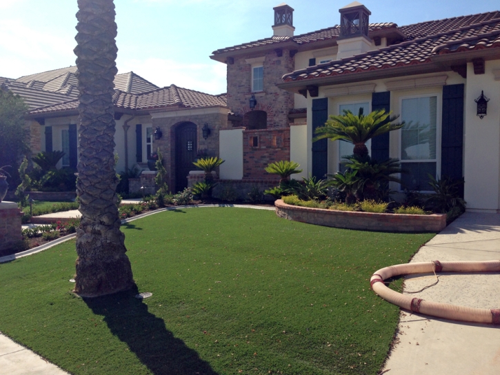 Faux Grass Gu Oidak, Arizona Landscape Design, Front Yard Landscaping