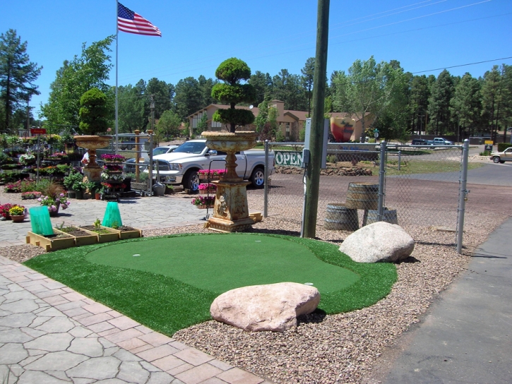 Green Lawn Pima, Arizona Diy Putting Green, Commercial Landscape