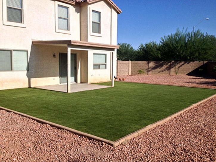 Plastic Grass Santan, Arizona Backyard Deck Ideas, Backyard Designs