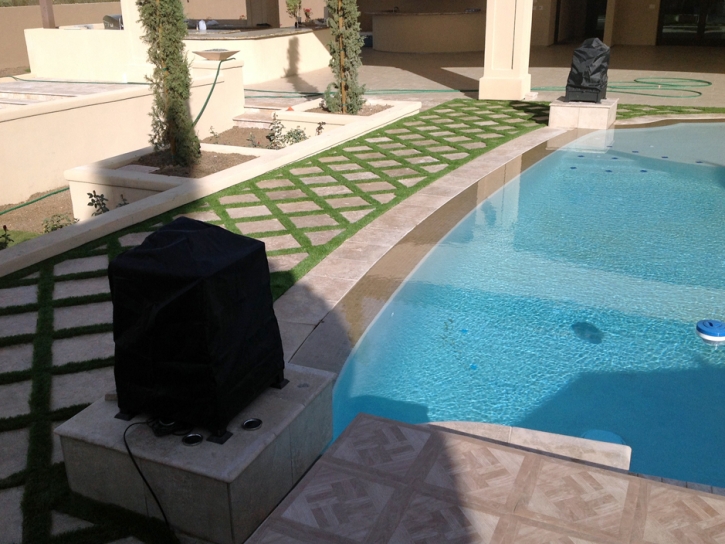 Synthetic Grass Scottsdale, Arizona Lawn And Landscape, Natural Swimming Pools